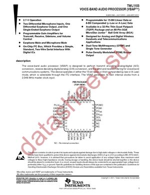 TWL1103PBSR datasheet  